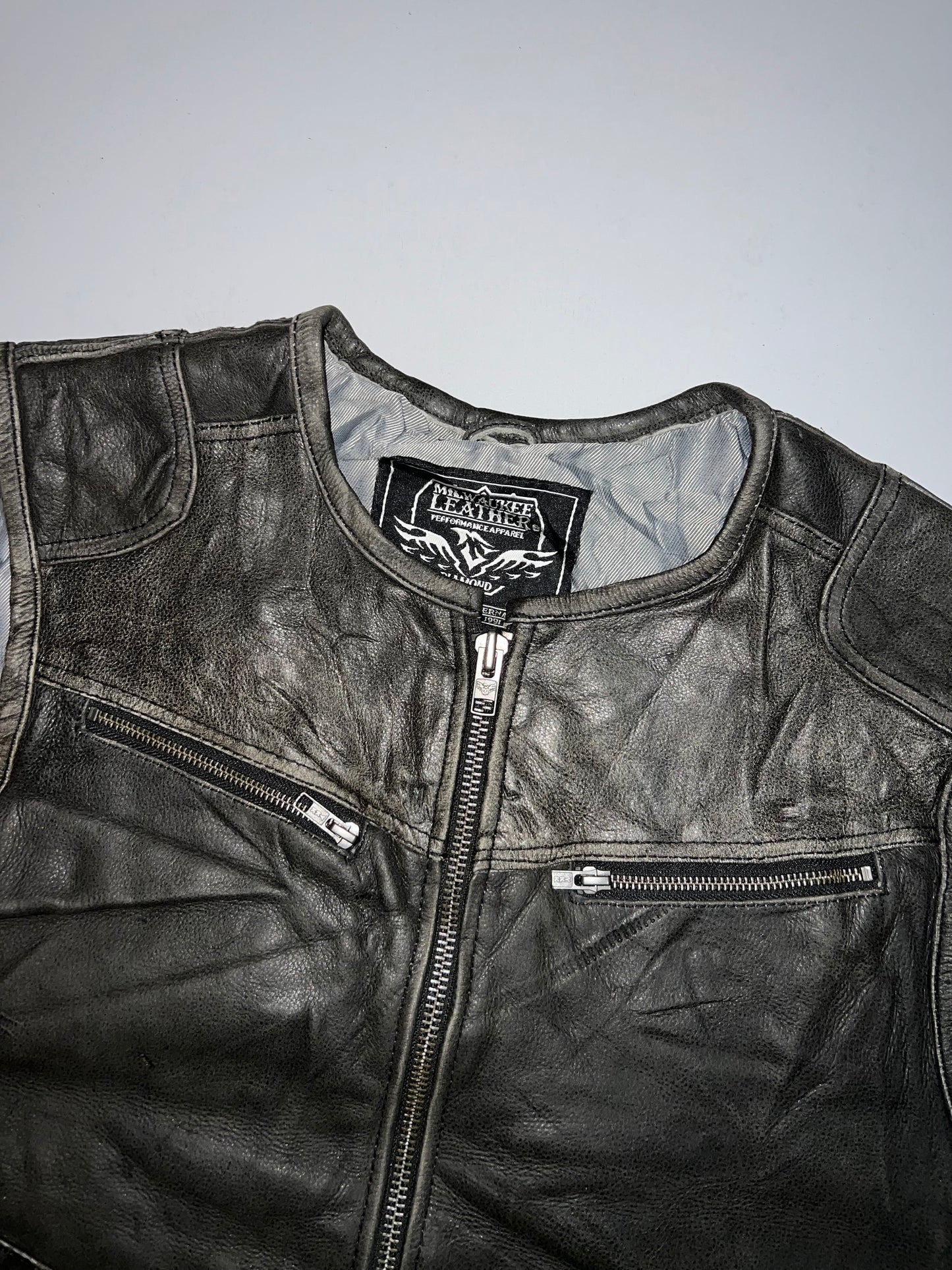 ZSuper Premium Original Half Leather Jacket (L)