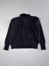 Vintage 90s Polo by Ralph Lauren Charcoal Polo Collar Knit Sweater (M)