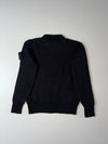 Stone Island Black Wool Knit Sweater – Compass Badge – (XXS)