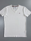 Hollister | V-Neck Tee | White (M/L)