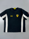 Ferrari x OMP | Scuderia Racing Tee | Black/White (XL)