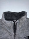 The North Face Grey Fleece Sherpa Collar Full-Zip Jacket (L)