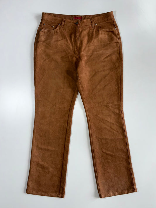 Pierre Cardin Premium Original Sued Leather Pant (W:36:L:45)