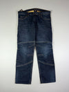 Vanucci Racing Pants Blue Black knee padded (W:38) (L:41)