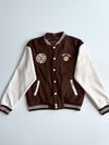 Disney Winnie the Pooh Brown & Cream Varsity Jacket (S/M)