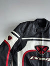 Ixon Fearless Leather Motorcycle Racing Jacket (Paded) (M)