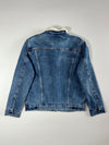 Levi’s Sherpa-Lined Denim Trucker Jacket Blue (M)