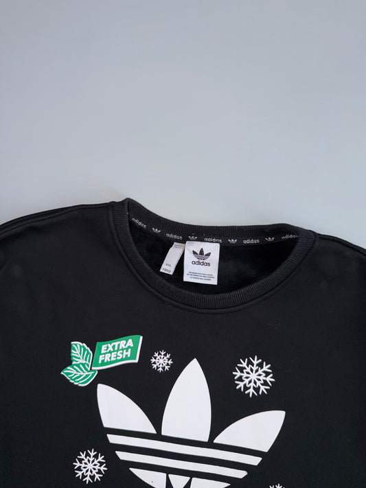 Adidas | Black Mint Chewing Gum Graphic Crewneck | (XL)