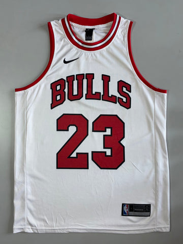 Nike Bulls Jersey White Red #23 (L)