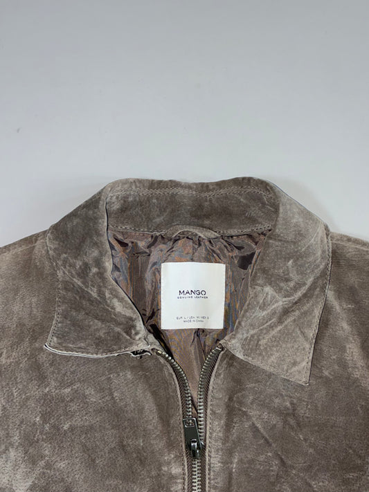 Mango Premium Original Suede Leather Jacket (S)