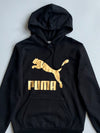 Puma | Gold Logo Hoodie Black | (S)