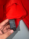 The North Face Fleece Hoodie | Red Navy Colorblock (S)