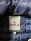Moncler Quilted Puffer Hybrid Hooded Jacket – Navy Blue Women’s (S)