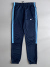 Nike Track Pants Navy/Light Blue Colorblock (W:30) (L:43)