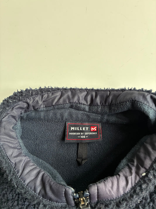 Millet Navy Sherpa Fleece Zip Jacket (L)