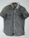 Overkill Inc | Grey Denim Snap Button Shirt (S)