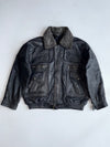 ZSuper Premium Original Heavy Leather Jacket (2XL)