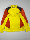Eider | Yellow Orange Grid Fleece Half-Zip | (S)