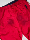 Vintage Tommy Jeans Red Full-Zip Track Pants (W:32) (L:40)