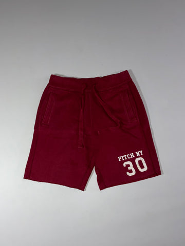Abercrombie & Fitch "Fitch NY 30" Raw Hem Sweat Shorts (W:32) (L:20)