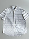 Polo Ralph Lauren Striped Short Sleeve Shirt – White/Navy (2XL)