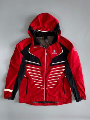 Black Yak | Extreme Series Technical Shell Jacket and detachable cap Red & Black (XL)