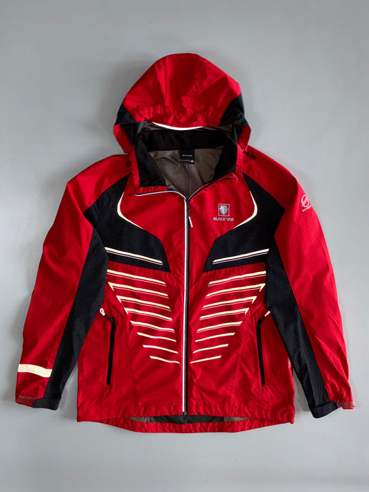 Black Yak | Extreme Series Technical Shell Jacket and detachable cap Red & Black (XL)