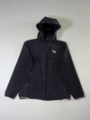 Puma Black Hooded Performance Windbreaker Jacket (Detachable Cap (M)