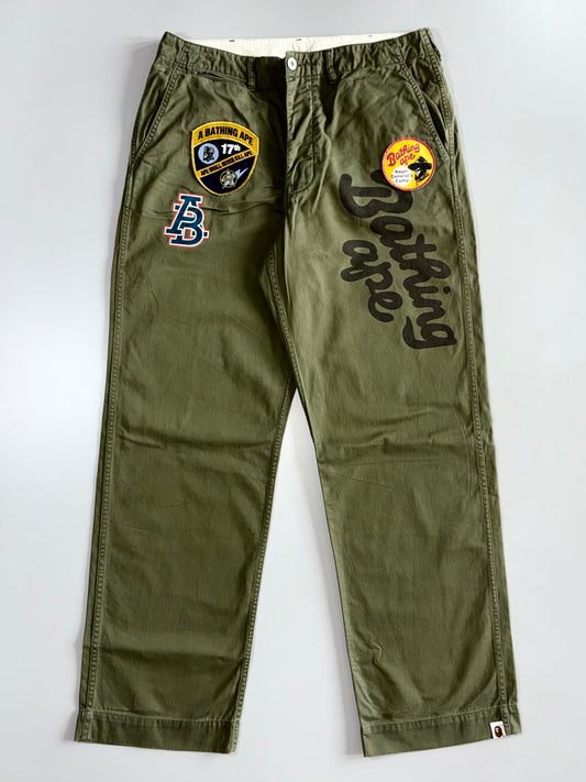 A Bathing Ape (BAPE) Military Pants (W:36 |L:45)