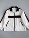 Polo Windbreaker Track Jacket White Navy Red Stripe Union Jack Vintage (L)