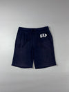 Gap Navy Arch Logo Fleece Shorts (W:34) (L:21)