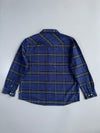 MLB Yankees Flannel Shirt | Navy Plaid  (XL/2XL)