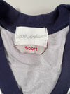 2000 Archives Sport "Native Silk" #12 Metallic Silver Football Jersey – Navy/Silver, (2XL)