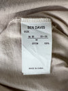 Ben Davis Heavyweight Long Sleeve Pocket T-Shirt in Cream (M)