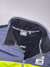 New Balance Colorblock Fleece Jacket – Black & Neon (S)
