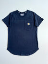 Carhartt Force Navy Pocket Tee  – (XS)