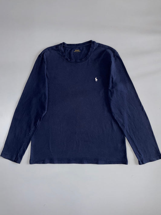 Polo Ralph Lauren Navy Long Sleeve Tee (L)