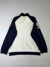 Ecko Unltd Varsity Embroidered Zip Track Jacket – Navy & White (3XL)