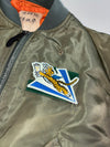 Vintage Taiwan Air Force MA-1 Style Reversible Bomber Jacket(XL)