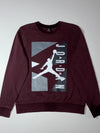 Jordan | Maroon Graphic Crewneck (2XL)