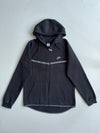 Nike | Black Chest Stripe Fleece Zip Hoodie | (M)