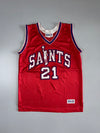 Saints #21 Vintage Basketball Jersey (M)