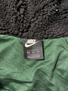 Vintage Nike Black Sherpa Quilted Hooded Jacket (L)