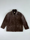 Yippie Co. Distressed Brown Suede Jacket (Xl)