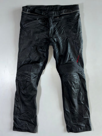 REV’IT Leather Motorcycle Knee Paded Trousers (W:40|L:42)