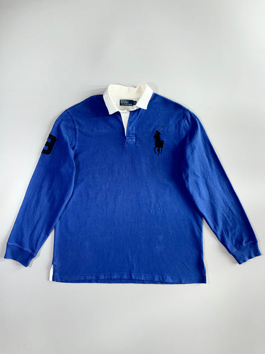 Polo Ralph Lauren Original Full Sleeves Embroidered Logo Premium T-shirt (XL)