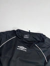Umbro | Black Reflective Piping Pullover Drill Top (L)