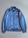 New York Mets Satin Bomber Jacket Blue MLB Official Licensee (XL)