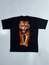 Michael Athletic Dept | Black Tiger Graphic Tee | (L)