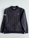 Kappa Italia Black Quilted Half-Zip Sweatshirt (L)